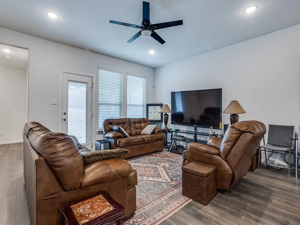 Living room at Garland Home
